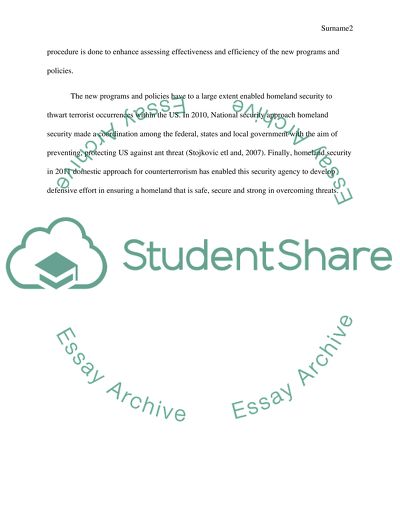 Homeland Security Mod #3