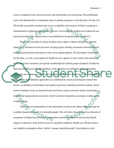 Management of Risk and Protection of Vulnerable Individuals in Health and Social Care