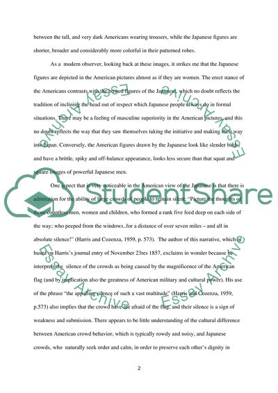 Ways in Which Japanese and Americans Viewed Each Other