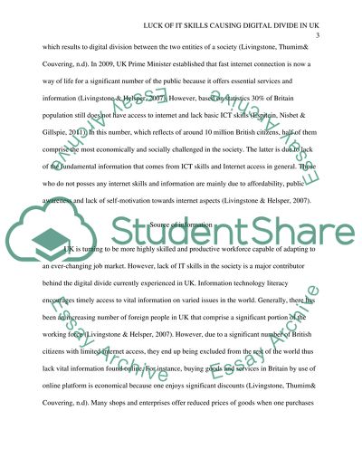 To what extent is lack of IT skills the primary cause behind the digital divide in the UK