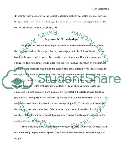 The Electoral College: abolish and replace with a national popular vote or preserve