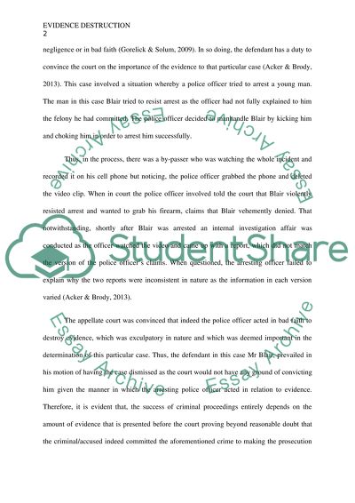 Crime Scene Documentation