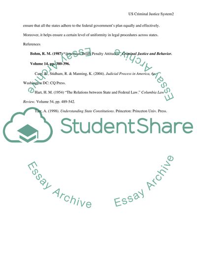 US criminal justice system