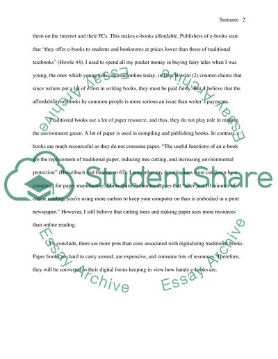 What will happen to traditional books and why