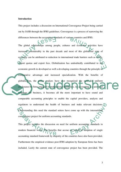 The International Convergence Project