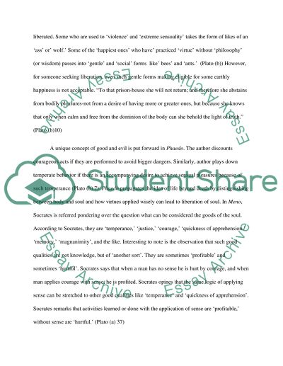Discuss the role of wisdom in true virtue according to Meno and the Phaedo
