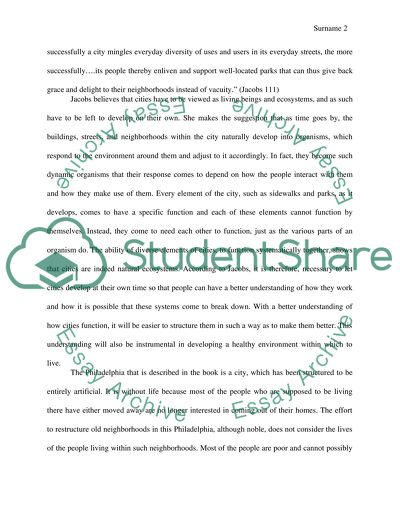 The Death and Life of Great American Cities