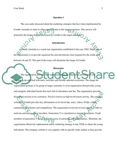 Marketing strategies being implemented by Contiki Australia