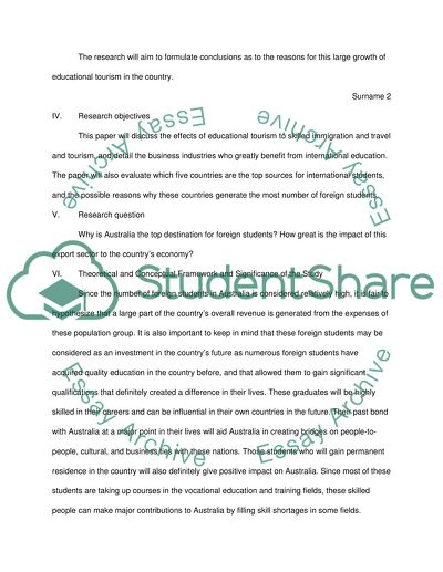 An Evaluation of Economical Impact on Educational Tourism in Australia