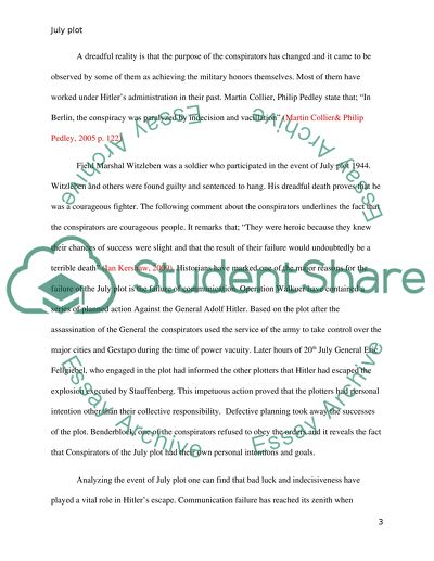 The July Plot of 1944