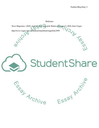 Karl Lagerfeld and Coco Chanels Theme of Style