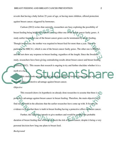 Cancer research proposal sample picture