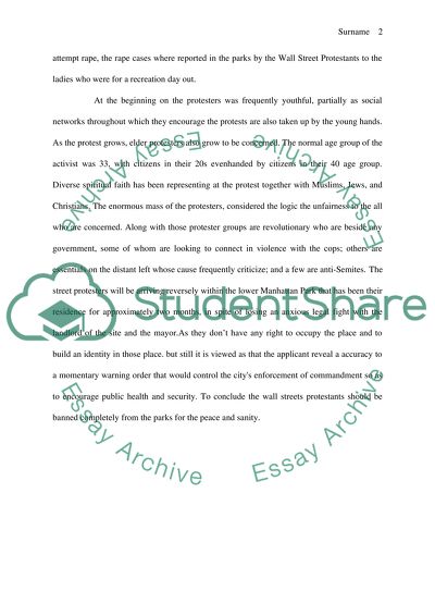 Occupy Wall Street Protests