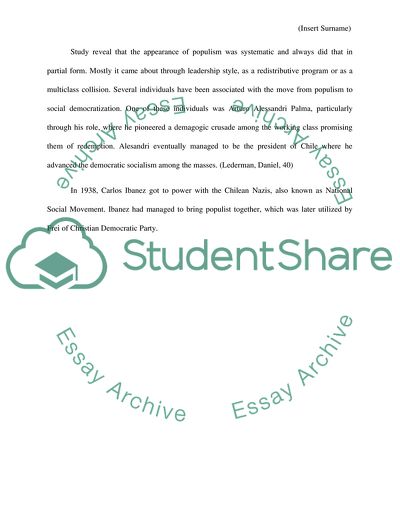 From Populism to Democratic Socialism