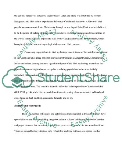 The History Of Ireland: Extinction Of National Cultures