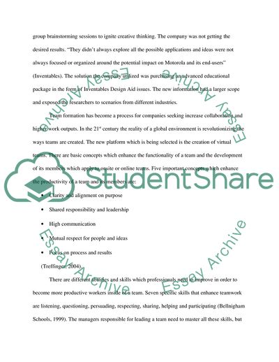 Essential Skills for Teamwork