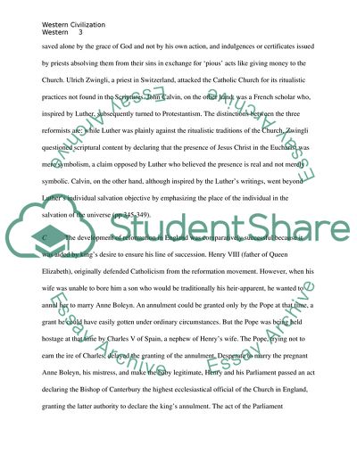 The Emergence of the Western Civilization