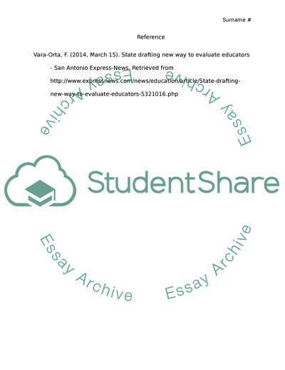 Teacher Evaluation Initiative