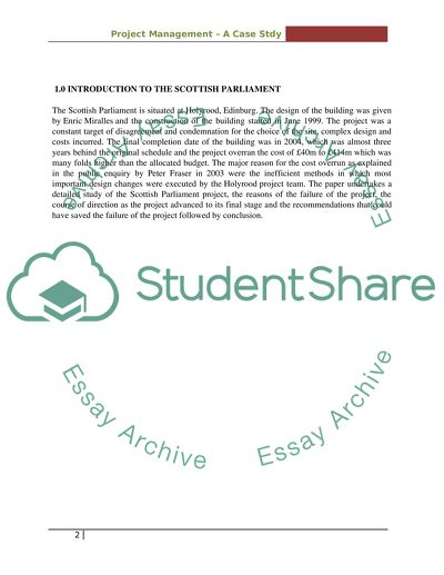 Project Management Strategic Issues Assignment