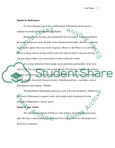 Compare the psychological internalization of character in Aeschylus Shakespeare, and Austen