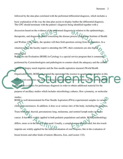 The Creation of Clinical Pathologic Correlation