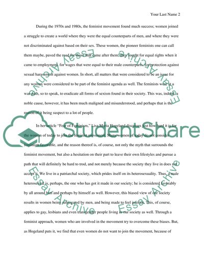 Formation of Stereotypes about Feminism in Society