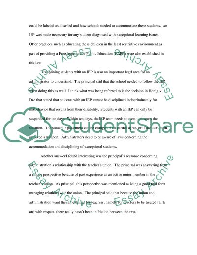 Good School Administration: Educational Law