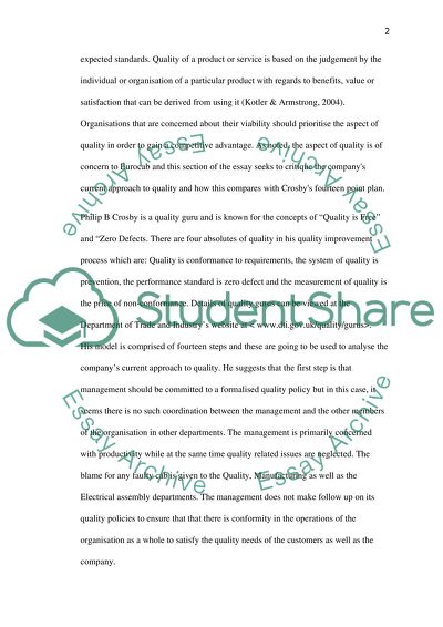 Current Approach to Quality in EuroCab
