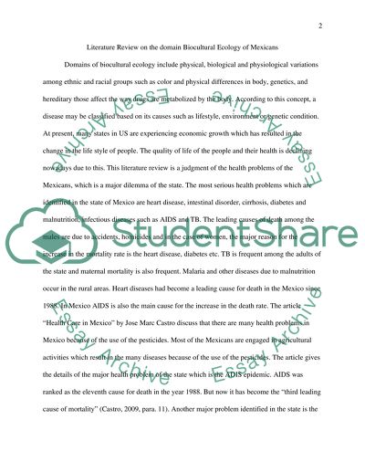 Literature Review: Mexicans