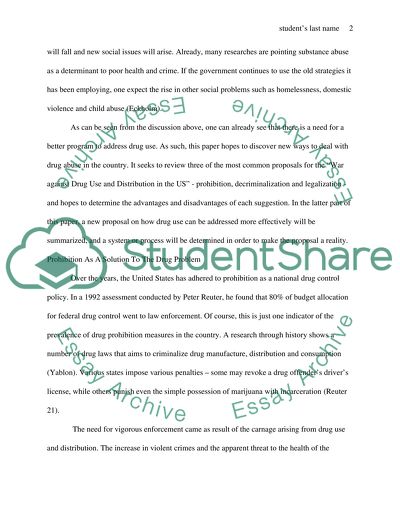 The ways to deal with drug abuse in the country