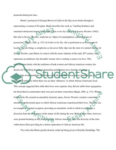 Stereotypes of African American Women in Film