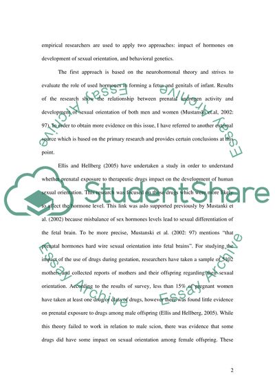 Development of Diverse Sexual Orientations in Humans Begets