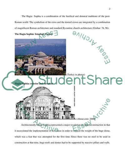 The Hagia Sophia Dome