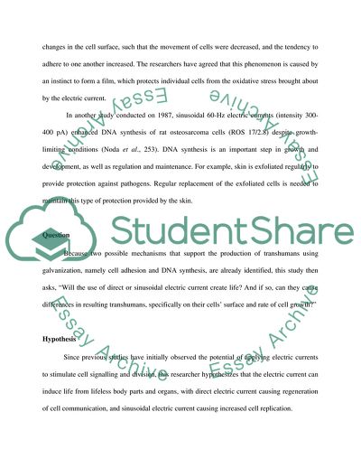 Creating a Life: Frankenstein