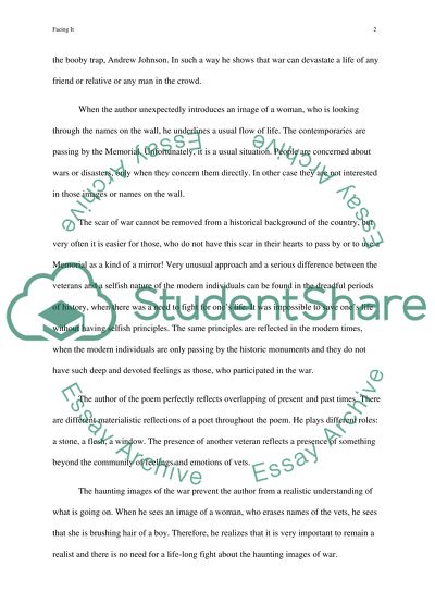 Facing It by Yusef Komunyakaa