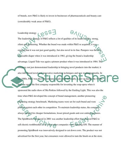 Marketing Strategies of P&G