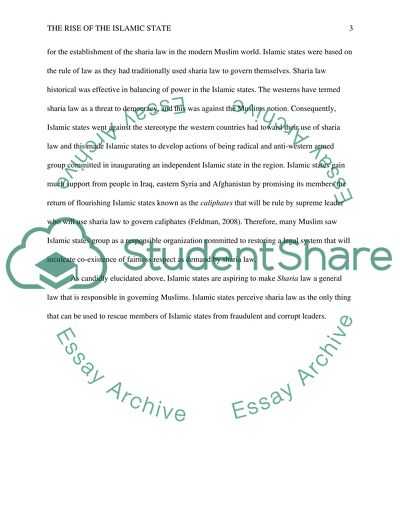 The rise of the Islamic State