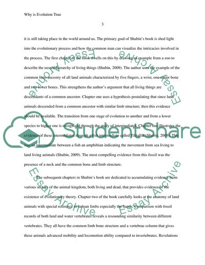 Why is Evolution True