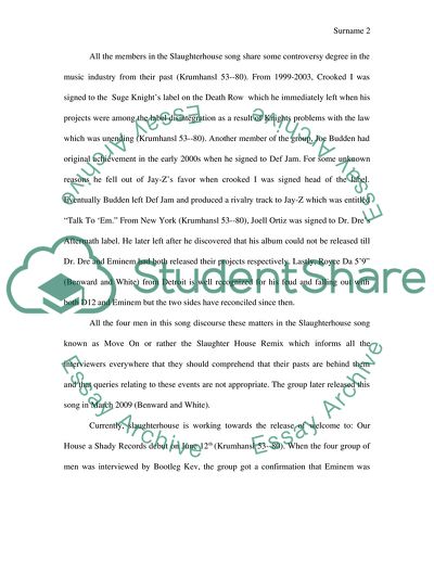 Aesthetic Analysis: Slaughterhouse Music Group