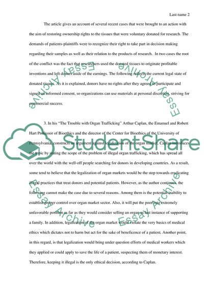 Who Owns Your Body Parts