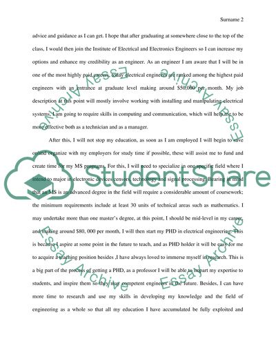 scholarship essay for electrical engineering