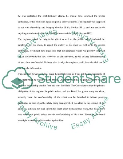 Introuduction to Civil Eng. class the assigment is about the Ethics