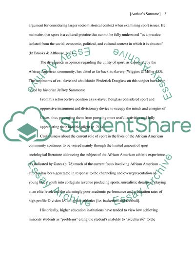 African americans in sports