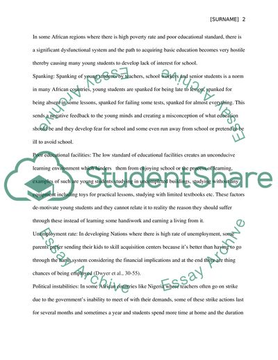 Why Do so Many Young People Drop out of High School or Fail to Graduate from College