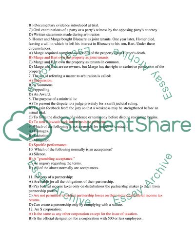 Quiz essay structure picture