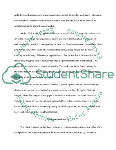 The central concepts of finance