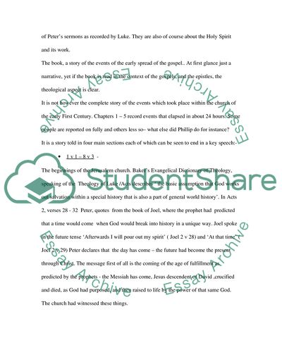 Acts of The Apostles