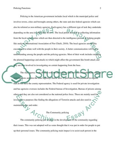 Law Enforcement in the Organizational Culture