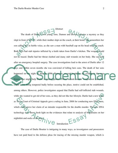 The Darlie Routler murder case