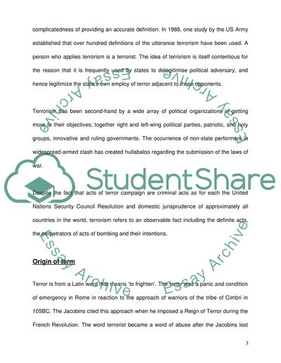 National Security Policies